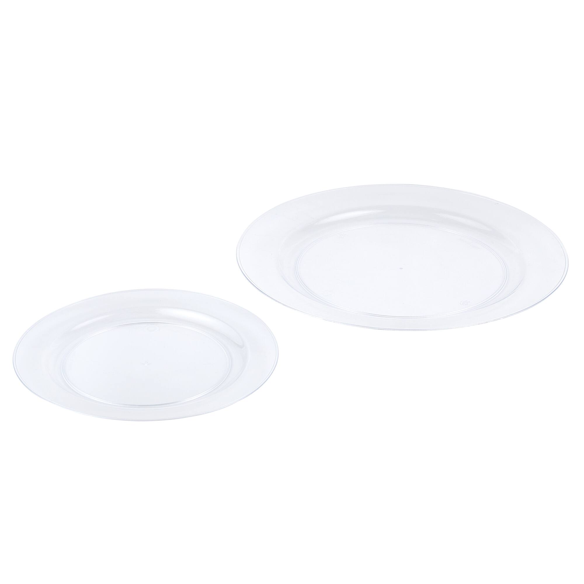 Clear 40 Piece Dinner & Lunch Plate Set by Celebrate It™